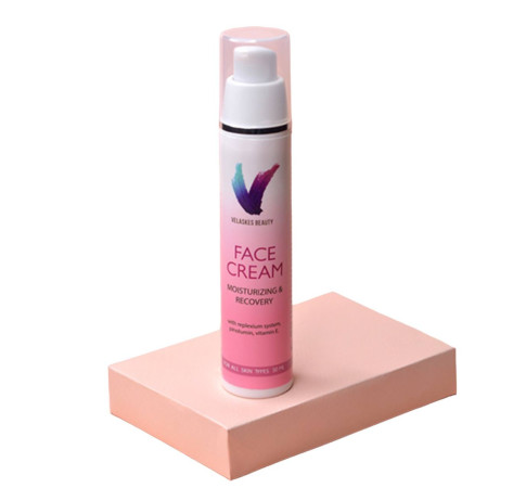 Крем для обличчя Зволоження й відновлення шкіри" Velaskes Beauty Moisturizing & Recovery Face Cream 50 мл