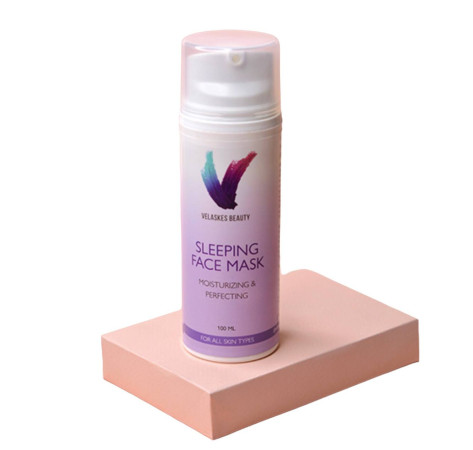Нічна маска Зволоження й свіжість Velaskes Beauty Moisturizing & Perfecting Sleeping Face Mask 100 мл