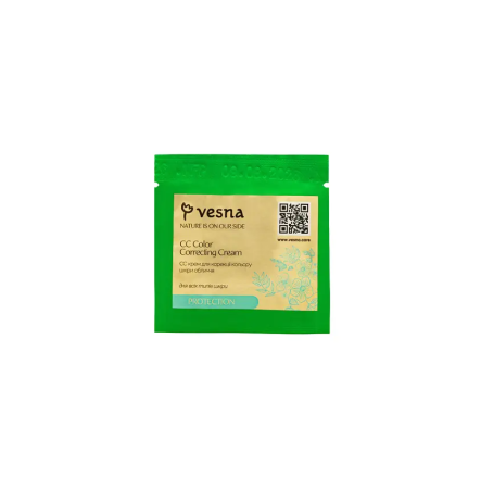 VESNA Пробник CC Cream для лица с коррекцией тона SPF 15