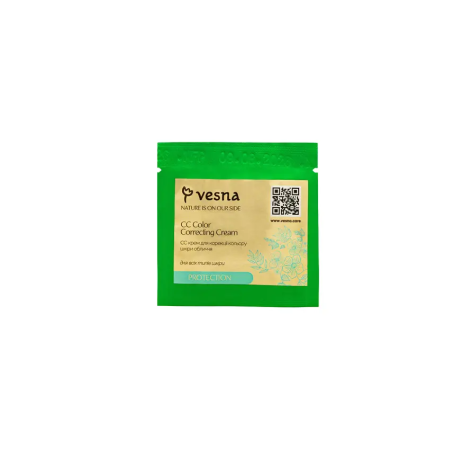 VESNA Пробник CC Cream для лица с коррекцией тона SPF 15