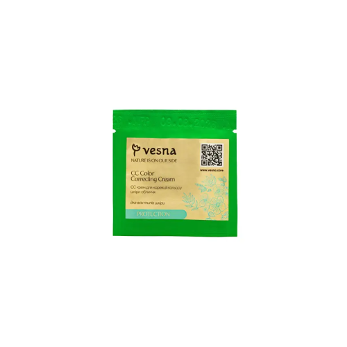 VESNA Пробник CC Cream для лица с коррекцией тона SPF 15