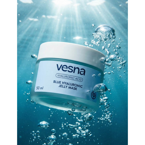 VESNA Гиалуроновая маска-желе для лица Hyaluronic Jelly Face Mask, 50 мл