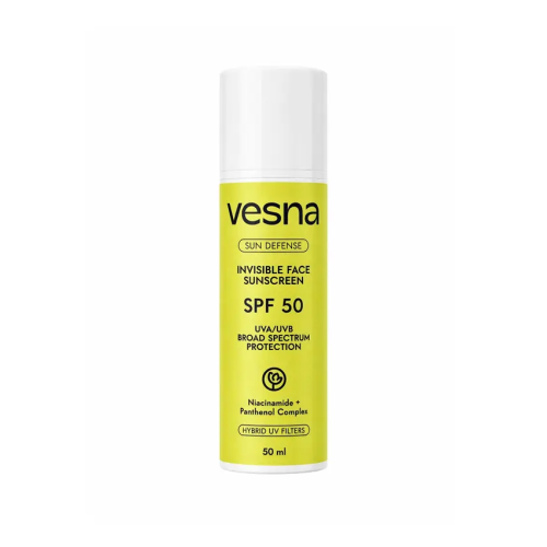 VESNA Невидимий сонцезахисний крем для обличчя SPF 50, 50 мл