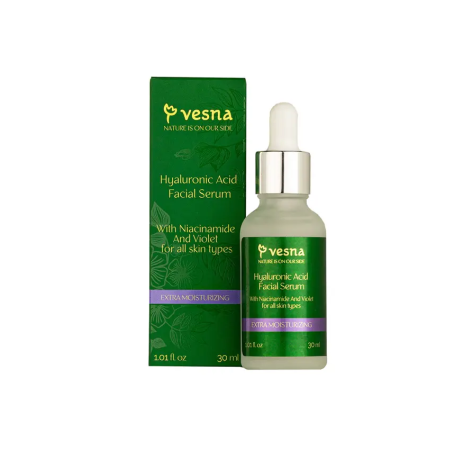 VESNA Гиалуроновая сыворотка с ниацинамидом и фиалкой Hyaluronic Serum, 30 мл
