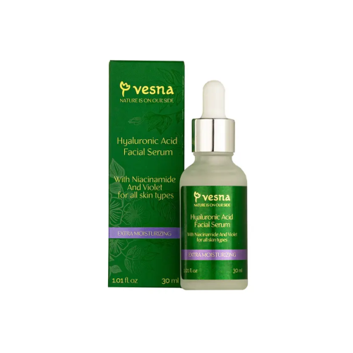 VESNA Гиалуроновая сыворотка с ниацинамидом и фиалкой Hyaluronic Serum, 30 мл