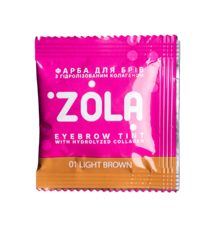Zola Краска для бровей в саше 5 мл 01 Light Brown