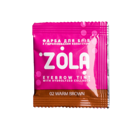 Zola Краска для бровей в саше 5 мл 02 Warm Brown