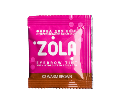 Zola Фарба для брів в саше 5 мл 02 Warm Brown