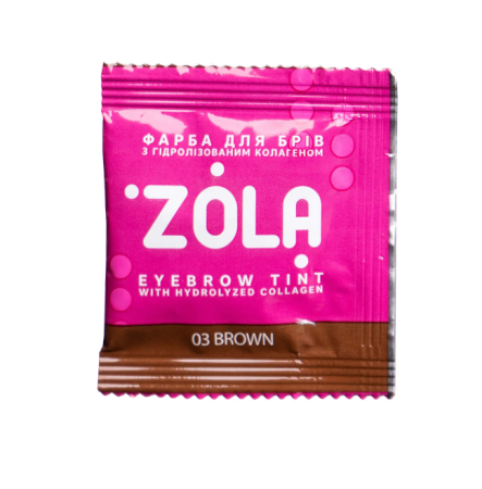 Zola Фарба для брів в саше 5 мл 03 Brown
