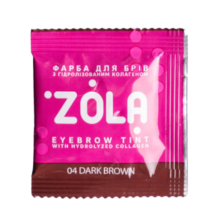 Zola Краска для бровей в саше 5 мл 04 Dark Brown