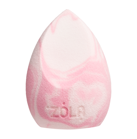 ZOLA Супер мягкий спонж для макияжа 01 нежно-розовый мрамор