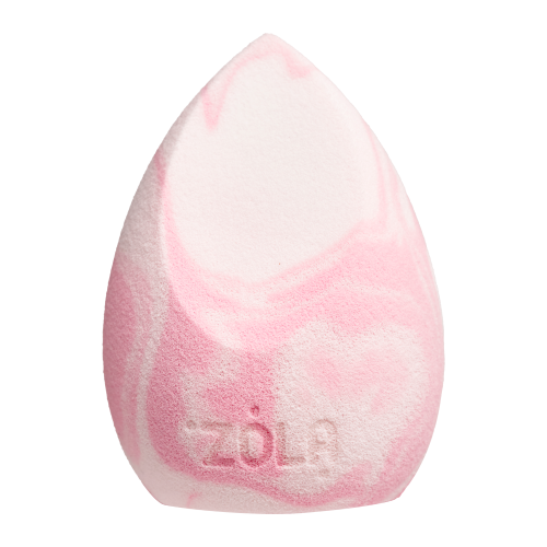ZOLA Супер мягкий спонж для макияжа 01 нежно-розовый мрамор
