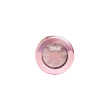 ZOLA Cяючий глітер для повік Silver Pink Sparkle for Eyelids 