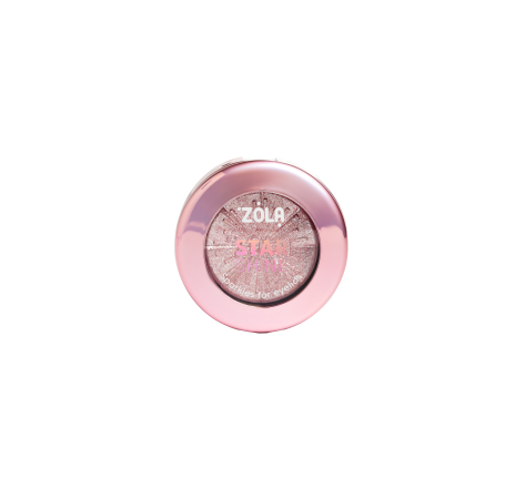 ZOLA Cияющий глитер для век Silver Pink Sparkle for Eyelids
