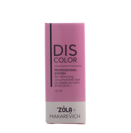 Zola x Makarevich discolor emulsion 1 средство профессиональная система удаления накопленного красителя из волосков бровей