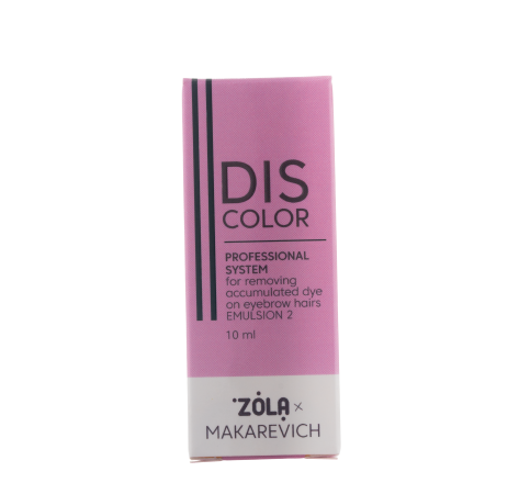 Zola x Makarevich discolor emulsion 2 засіб професійна система видалення накопиченого барвника з волосків брів 