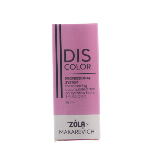 Zola x Makarevich discolor emulsion 2 засіб професійна система видалення накопиченого барвника з волосків брів