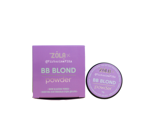 Zola Пудра освітлююча фіолетова для брів BB Blond Powder 10 г