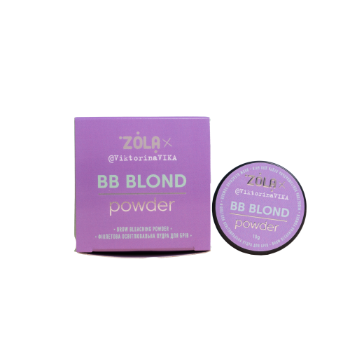 Zola Пудра осветляющая фиолетовая для бровей BB Blond Powder 10 г