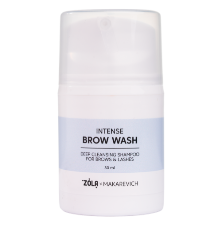 ZOLA x Makarevich Шампунь глубокой очистки для бровей и ресниц Intense Brow Wash 30 мл