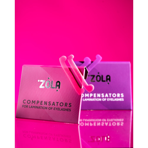 Zola Компенсатори для ламінування вій рожеві