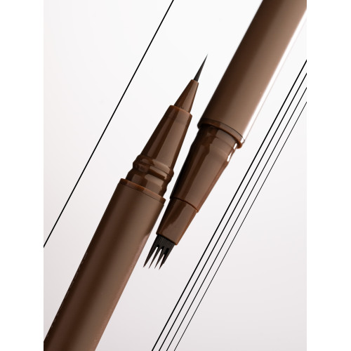 ZOLA x Makarevich Лайнер для брів з квадро-пензлем Brown