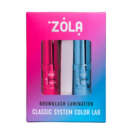 ZOLA Набір для ламінування Brow&Lash Lamination Classic System Color Lab