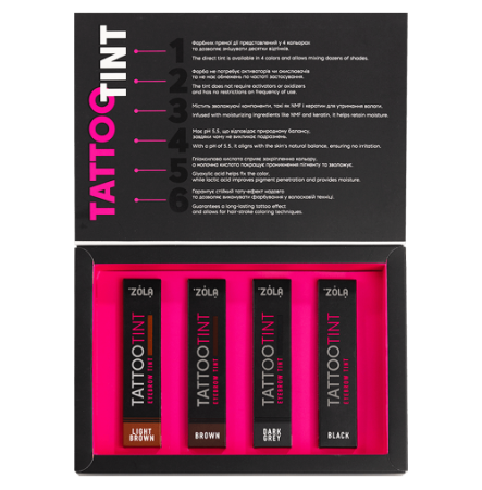 ZOLA Набір фарб TATTOO TINT