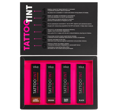 ZOLA Набір фарб TATTOO TINT