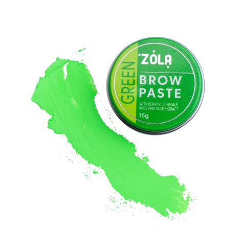 Zola Паста для брів Зелена Brow Paste green