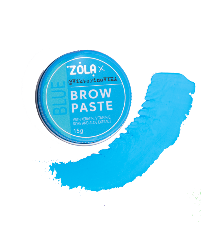 Zola Паста для брів Блакитна Brow Paste blue