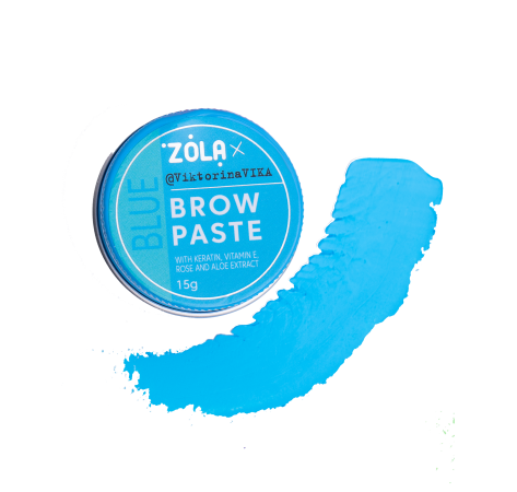 Zola Паста для брів Блакитна Brow Paste blue