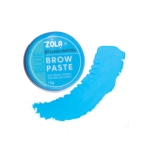 Zola Паста для брів Блакитна Brow Paste blue