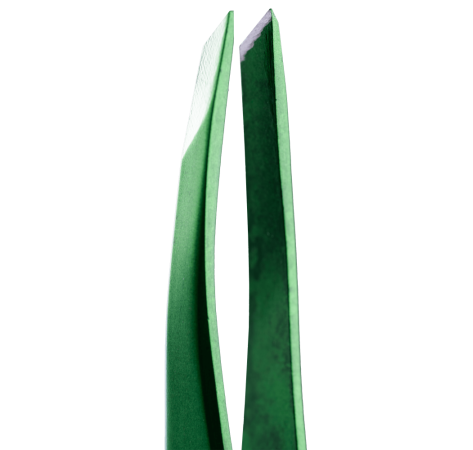 ZOLA Пінцет скошений професійний GREEN