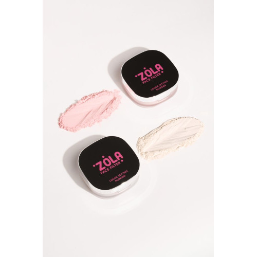 ZOLA Фиксирующая рассыпная пудра Face Filter 02 Translucent Pink