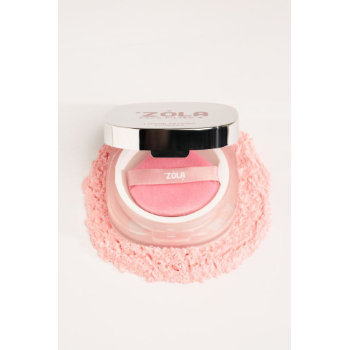ZOLA Фиксирующая рассыпная пудра Face Filter 02 Translucent Pink