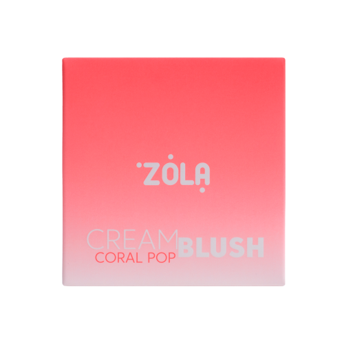 ZOLA Кремові рум'яна CREAM BLUSH CORAL POP