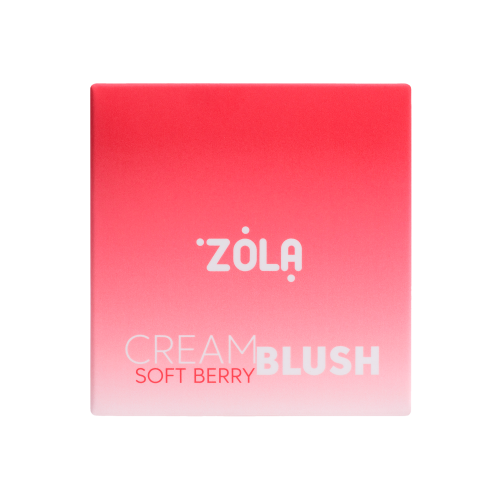 ZOLA Кремові рум'яна CREAM BLUSH SOFT BERRY