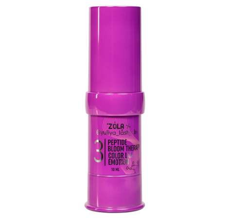 ZOLA x Yuliya Lash Vin COLOR LAB EMOTION Состав для ламинирования 03 PEPTIDE BLOOM THERAPY 10 мл