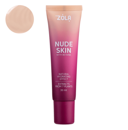 ZOLA Тональная основа NUDE SKIN 01 LIGHT 30 мл