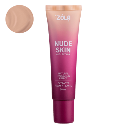 ZOLA Тональна основа NUDE SKIN 02 MEDIUM 30 мл