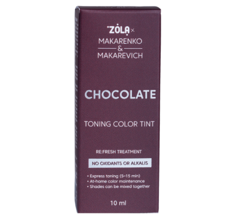 ZOLA x Makarenko x Makarevich Тонуюча фарба Toning Color Tint Chocolate 10 мл