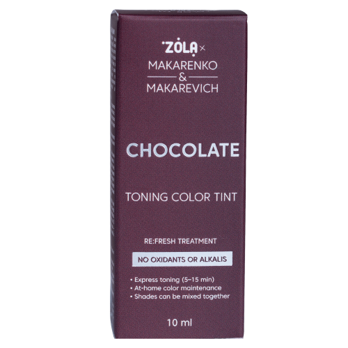 ZOLA x Makarenko x Makarevich Тонуюча фарба Toning Color Tint Chocolate 10 мл