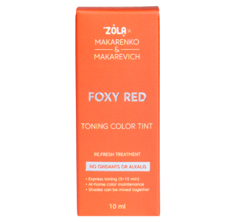 ZOLA x Makarenko x Makarevich Тонуюча фарба Toning Color Tint Foxy Red 10 мл
