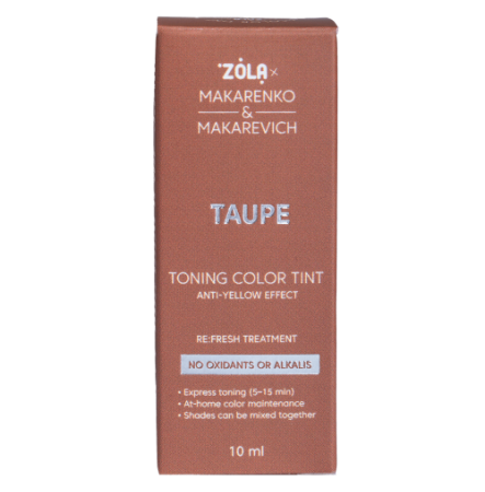 ZOLA x Makarenko x Makarevich Тонирующая краска Toning Color Tint Taupe 10 мл