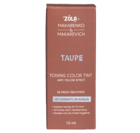ZOLA x Makarenko x Makarevich Тонуюча фарба Toning Color Tint Taupe 10 мл