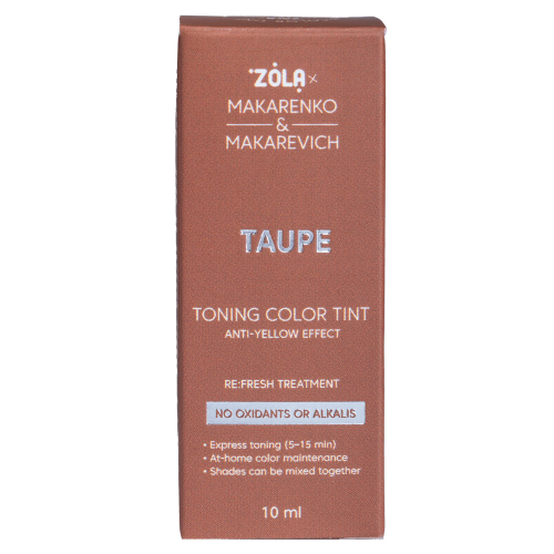 ZOLA x Makarenko x Makarevich Тонуюча фарба Toning Color Tint Taupe 10 мл