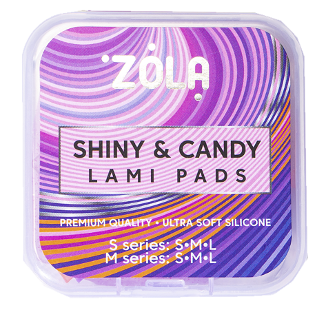 ZOLA Валики для ламінування Shiny & Candy Lami Pads (S series -S, M, L, M series -S, M, L)