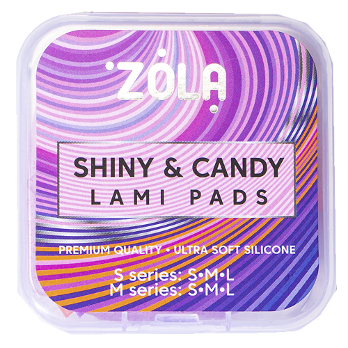 ZOLA Валики для ламінування Shiny & Candy Lami Pads (S series -S, M, L, M series -S, M, L)