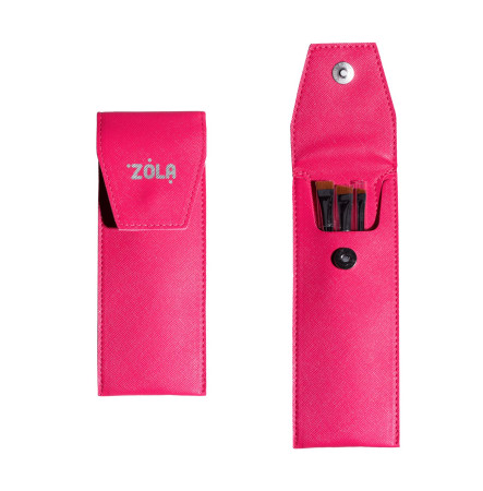 ZOLA Чохол для пензлів Малиновий